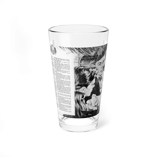 Holiday for Hearts (2), Calling All Girls, October 1946 - Pint Glass 16oz-16oz-Go Mug Yourself