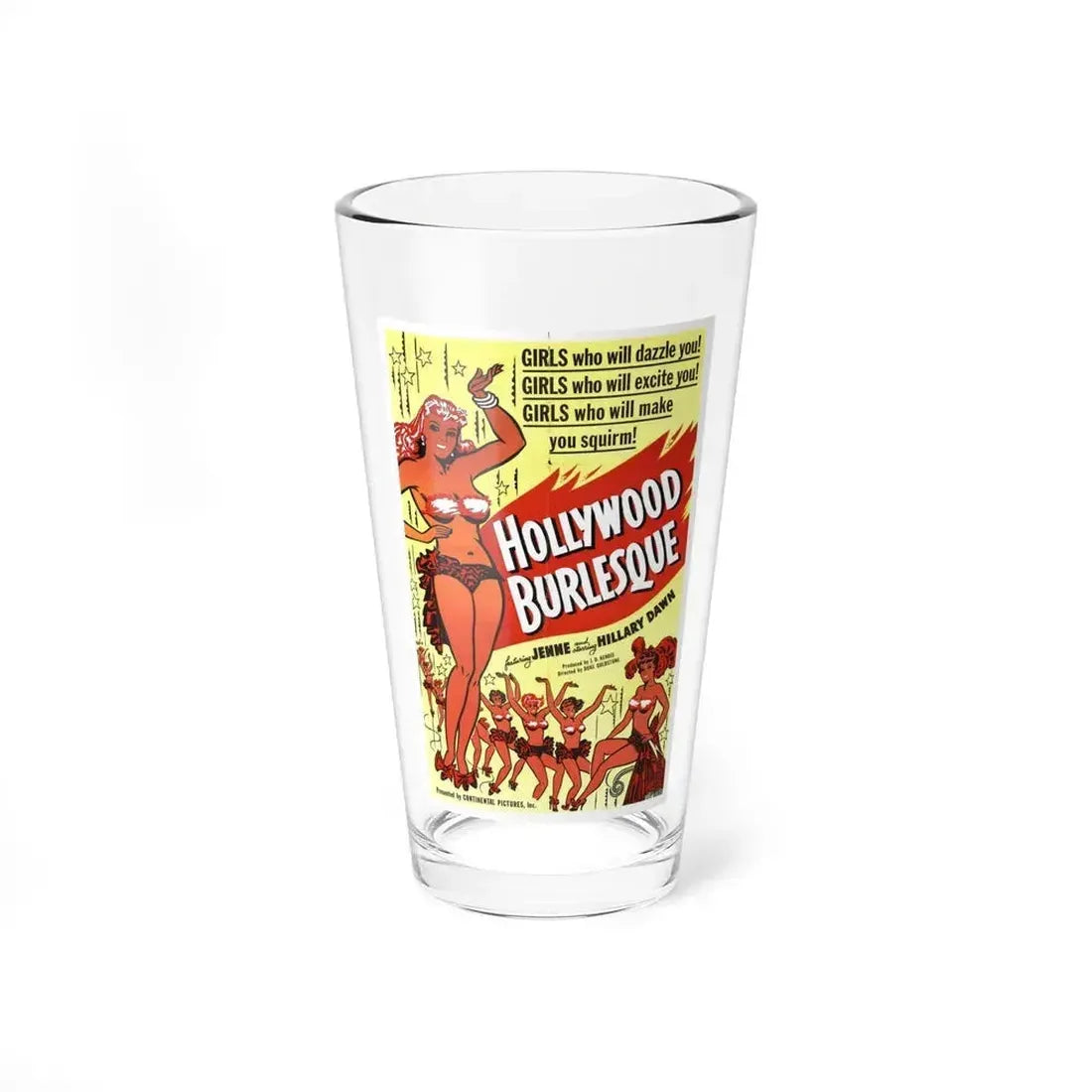 HOLLYWOOD BURLESQUE 1949 Movie Poster - Pint Glass 16oz 16oz - Go Mug Yourself