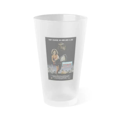 HOLLYWOOD CHAINSAW HOOKERS 1988 Movie Poster - Frosted Pint Glass 16oz Default Title - Go Mug Yourself