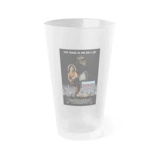 HOLLYWOOD CHAINSAW HOOKERS 1988 Movie Poster - Frosted Pint Glass 16oz Default Title - Go Mug Yourself