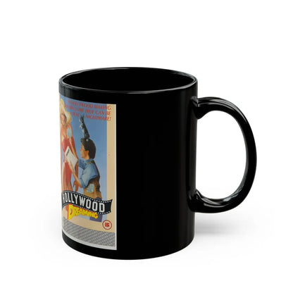 HOLLYWOOD DREAMING (VHS COVER) - Black Coffee Mug-Go Mug Yourself