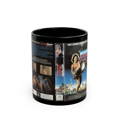 HOLLYWOOD HOOKERS (VHS COVER) - Black Coffee Mug 11oz - Go Mug Yourself