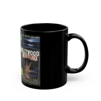 HOLLYWOOD MORTUARY (VHS COVER) - Black Coffee Mug - Go Mug Yourself