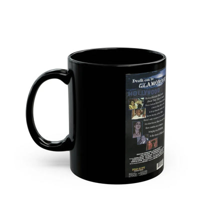 HOLLYWOOD MORTUARY (VHS COVER) - Black Coffee Mug-Go Mug Yourself