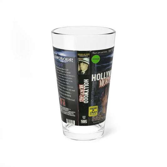 HOLLYWOOD MORTUARY (VHS COVER) Pint Glass 16oz 16oz - Go Mug Yourself