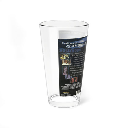 HOLLYWOOD MORTUARY (VHS COVER) Pint Glass 16oz-Go Mug Yourself