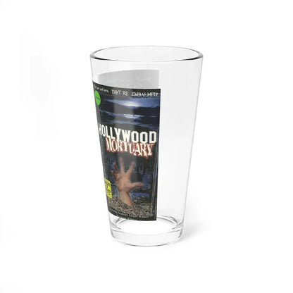 HOLLYWOOD MORTUARY (VHS COVER) Pint Glass 16oz - Go Mug Yourself