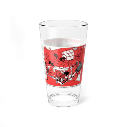 Hollywood's Favorite Sweat Shop, Collier's, December 13, 1952 - Pint Glass 16oz-Go Mug Yourself