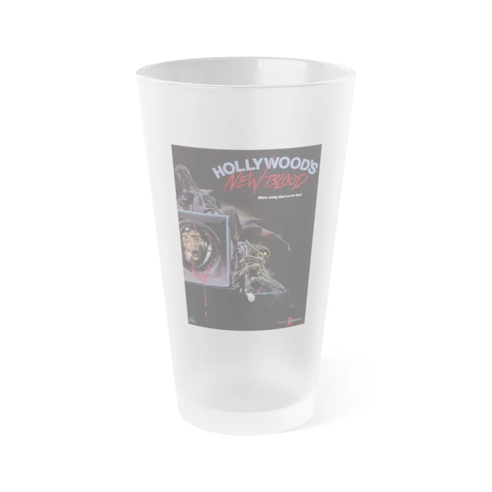 HOLLYWOOD'S NEW BLOOD 1988 Movie Poster - Frosted Pint Glass 16oz-Go Mug Yourself