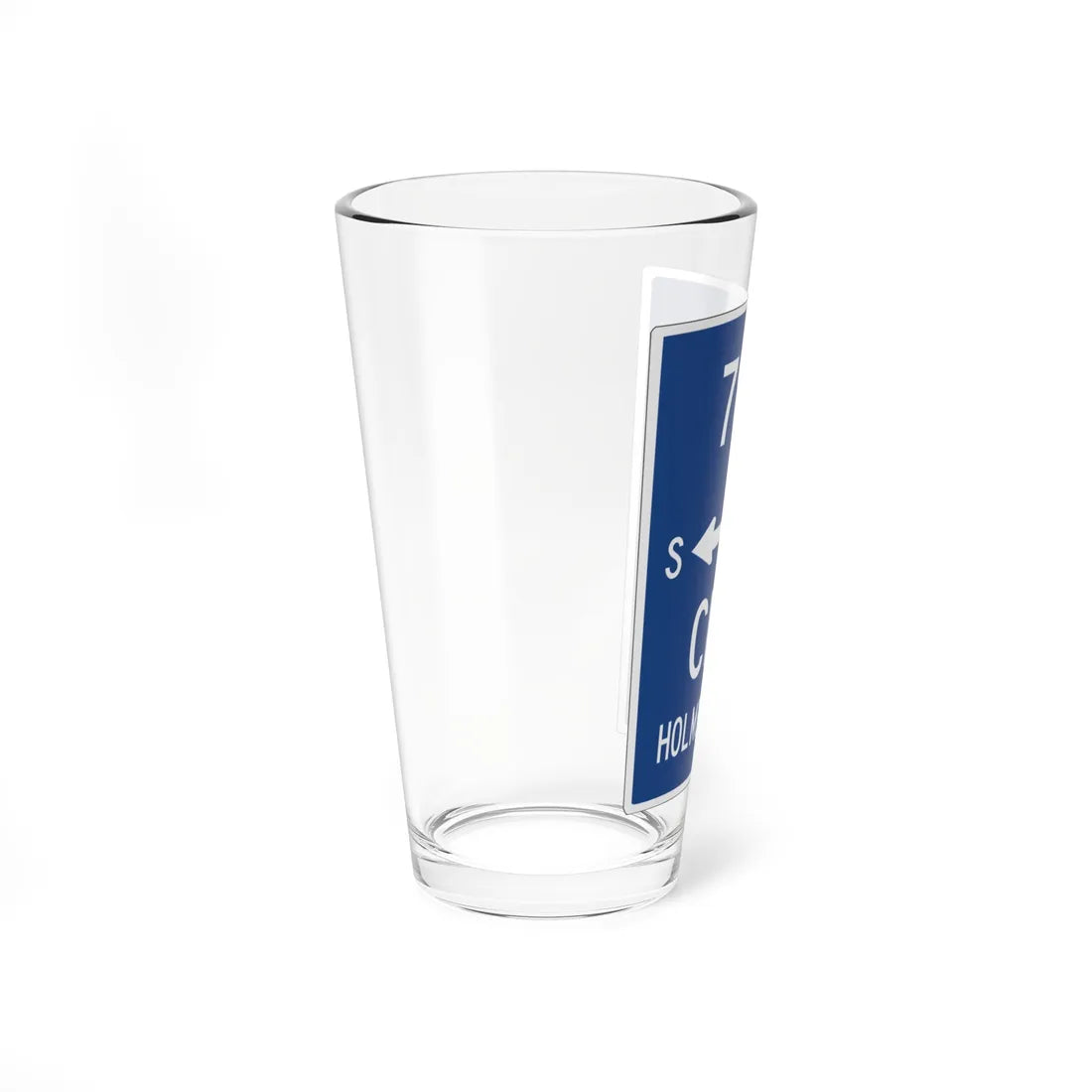 Holmes Beach City Route 789 (Florida) (Road Sign) Pint Glass 16oz - Go Mug Yourself