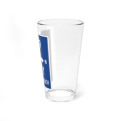 Holmes Beach City Route 789 (Florida) (Road Sign) Pint Glass 16oz - Go Mug Yourself