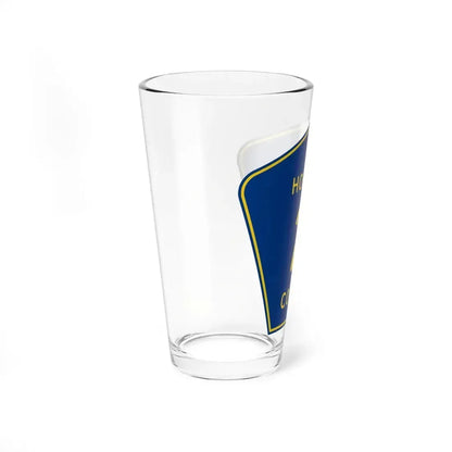 Holmes County 2 (Florida) (Road Sign) Pint Glass 16oz - Go Mug Yourself