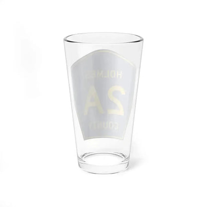Holmes County 2A (Florida) (Road Sign) Pint Glass 16oz - Go Mug Yourself