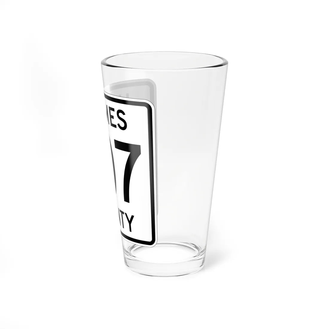 Holmes County Route 207 OH (Ohio) (Road Sign) Pint Glass 16oz - Go Mug Yourself
