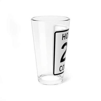 Holmes County Route 27 OH (Ohio) (Road Sign) Pint Glass 16oz - Go Mug Yourself