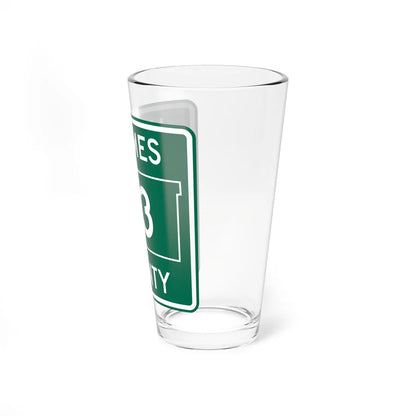 Holmes County Route 53 OH (Ohio) (Road Sign) Pint Glass 16oz - Go Mug Yourself