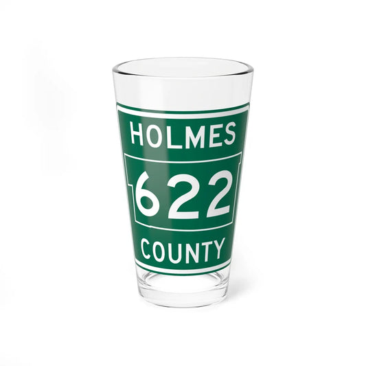Holmes County Route 622 OH (Ohio) (Road Sign) Pint Glass 16oz 16oz - Go Mug Yourself