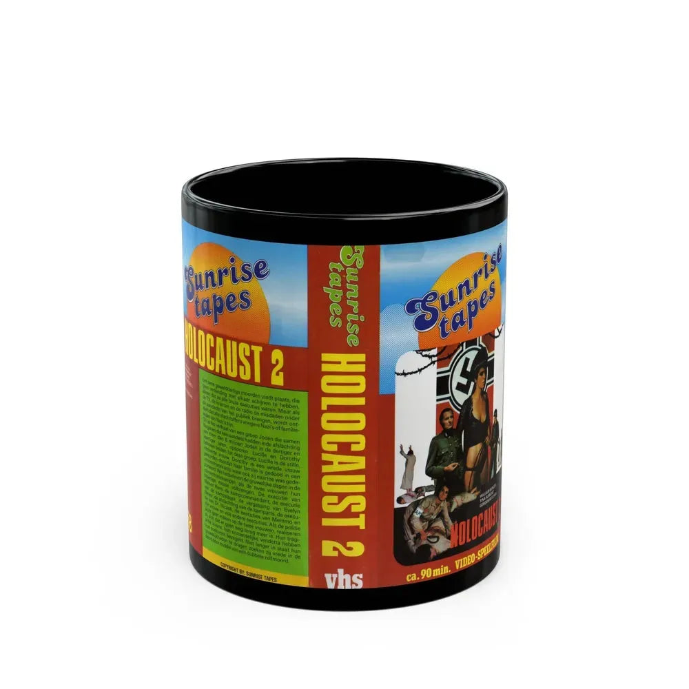 HOLOCAUST 2 (VHS COVER) - Black Coffee Mug 11oz - Go Mug Yourself