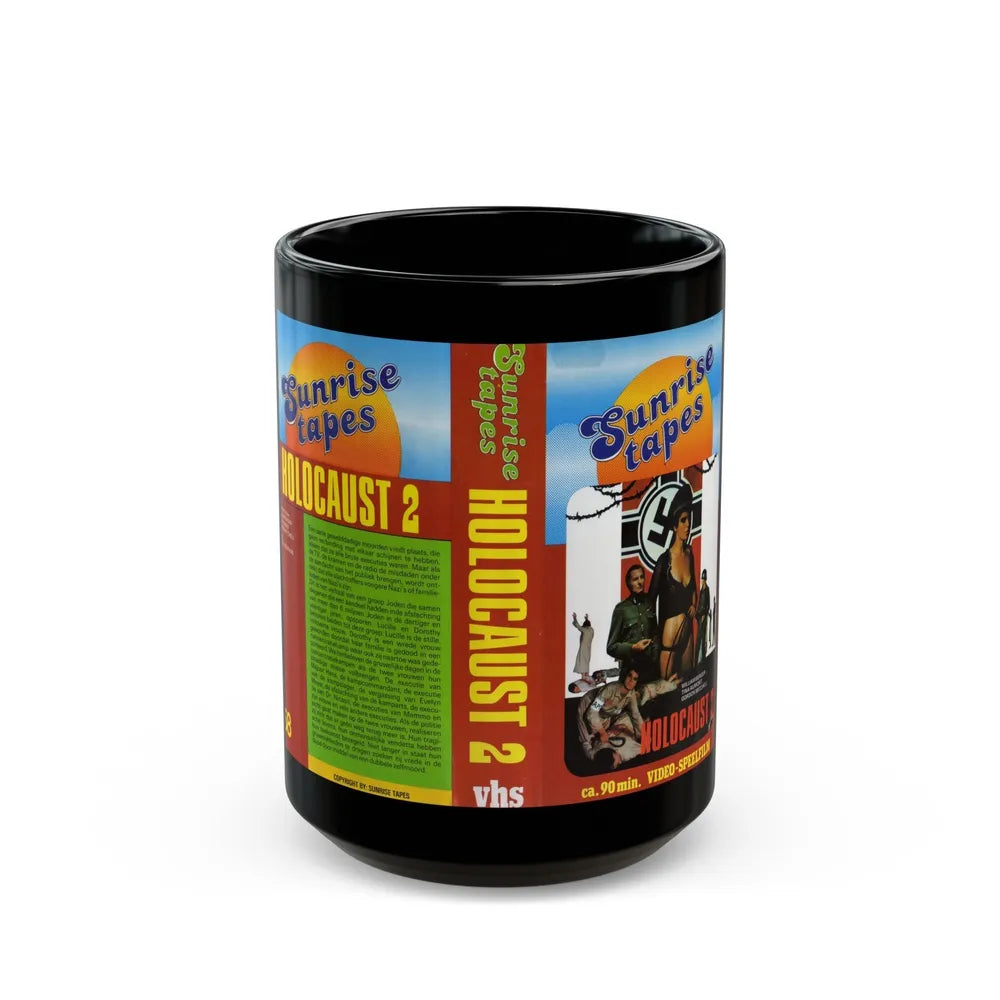 HOLOCAUST 2 (VHS COVER) - Black Coffee Mug-15oz-Go Mug Yourself