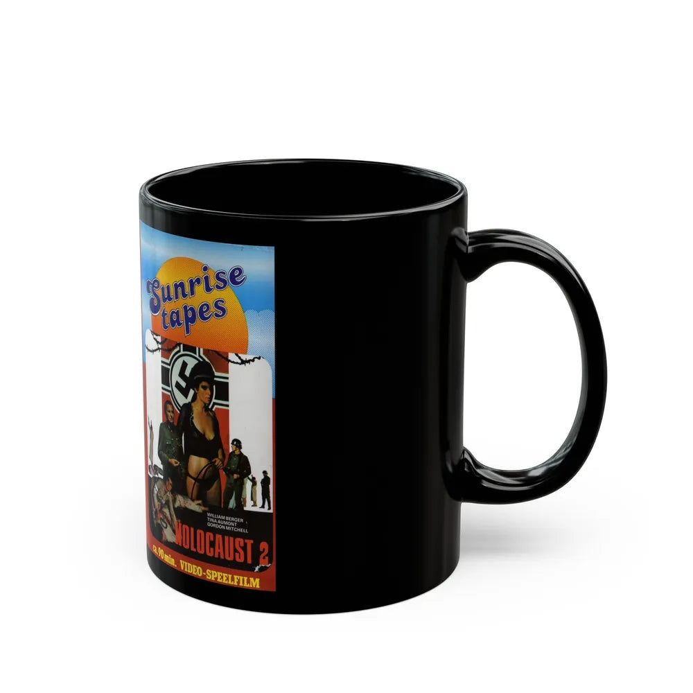 HOLOCAUST 2 (VHS COVER) - Black Coffee Mug-Go Mug Yourself