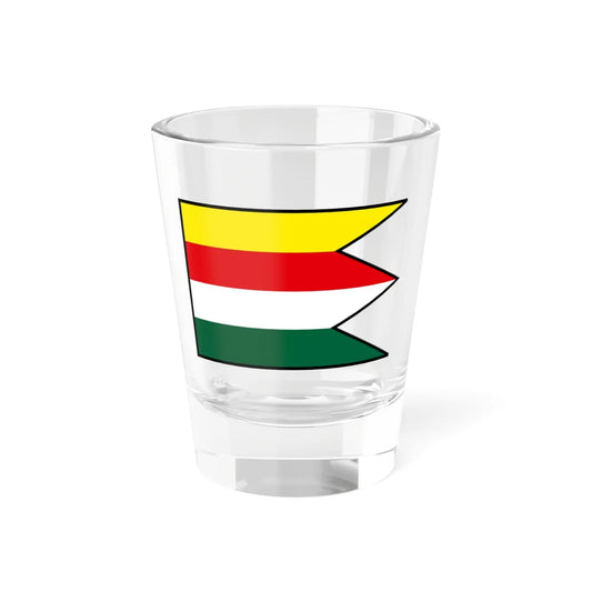 Holumnica Kezmarok Flag (Slovakia) Shot Glass 1.5oz 1.5oz - Go Mug Yourself