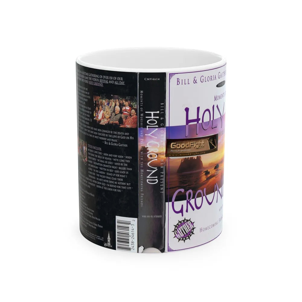 HOLY GROUND (VHS COVER) - White Coffee Mug-11oz-Go Mug Yourself