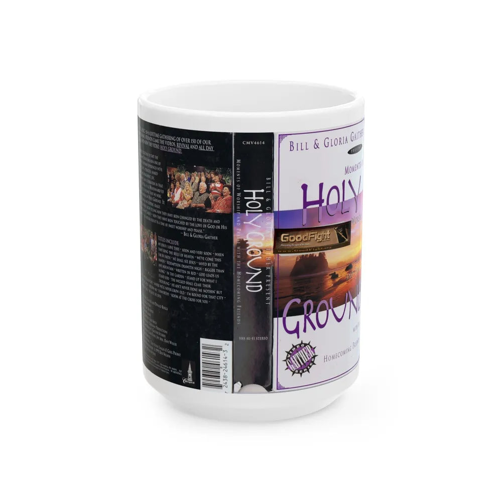 HOLY GROUND (VHS COVER) - White Coffee Mug-15oz-Go Mug Yourself