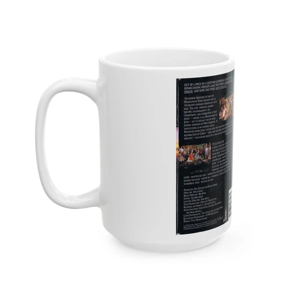 HOLY GROUND (VHS COVER) - White Coffee Mug-Go Mug Yourself