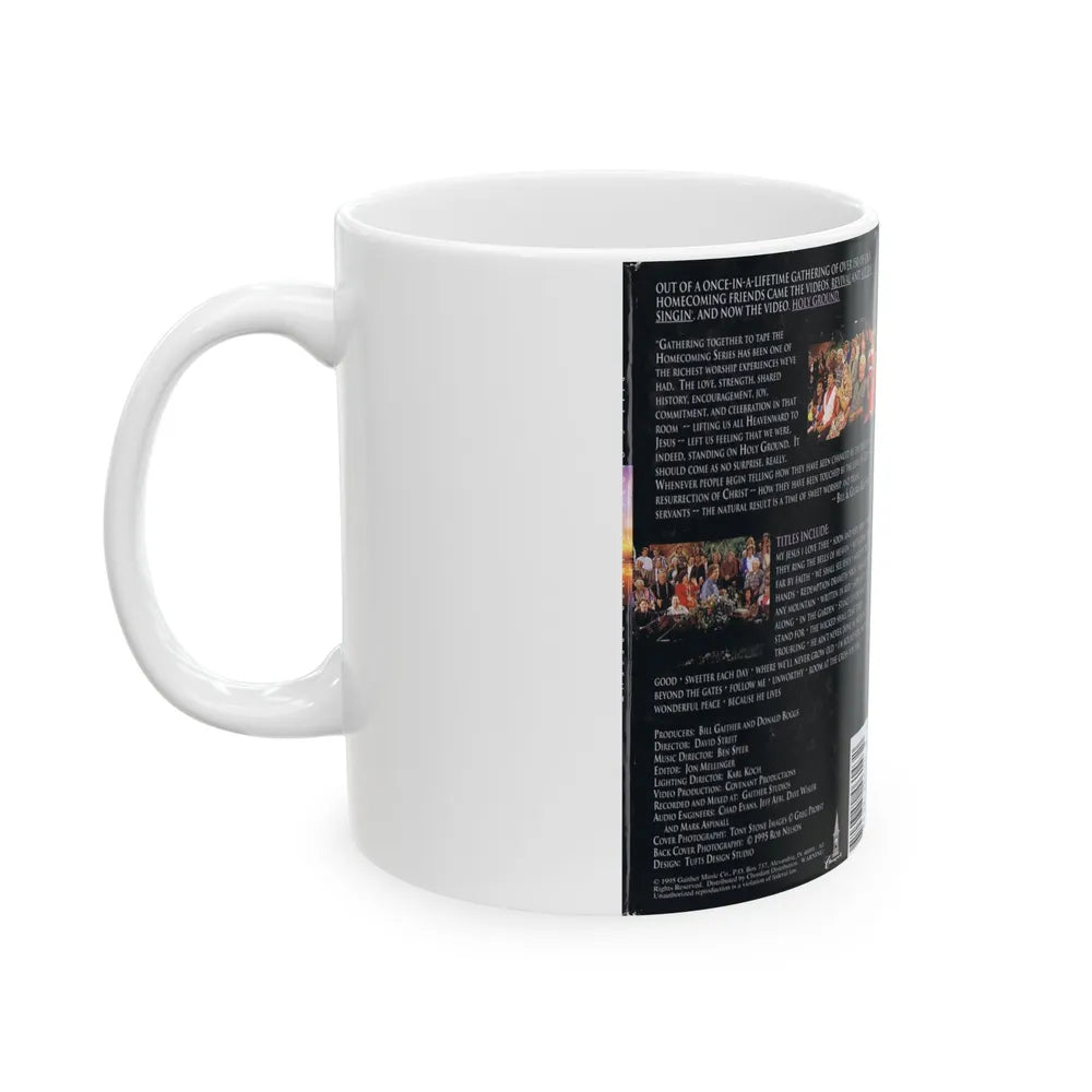 HOLY GROUND (VHS COVER) - White Coffee Mug-Go Mug Yourself