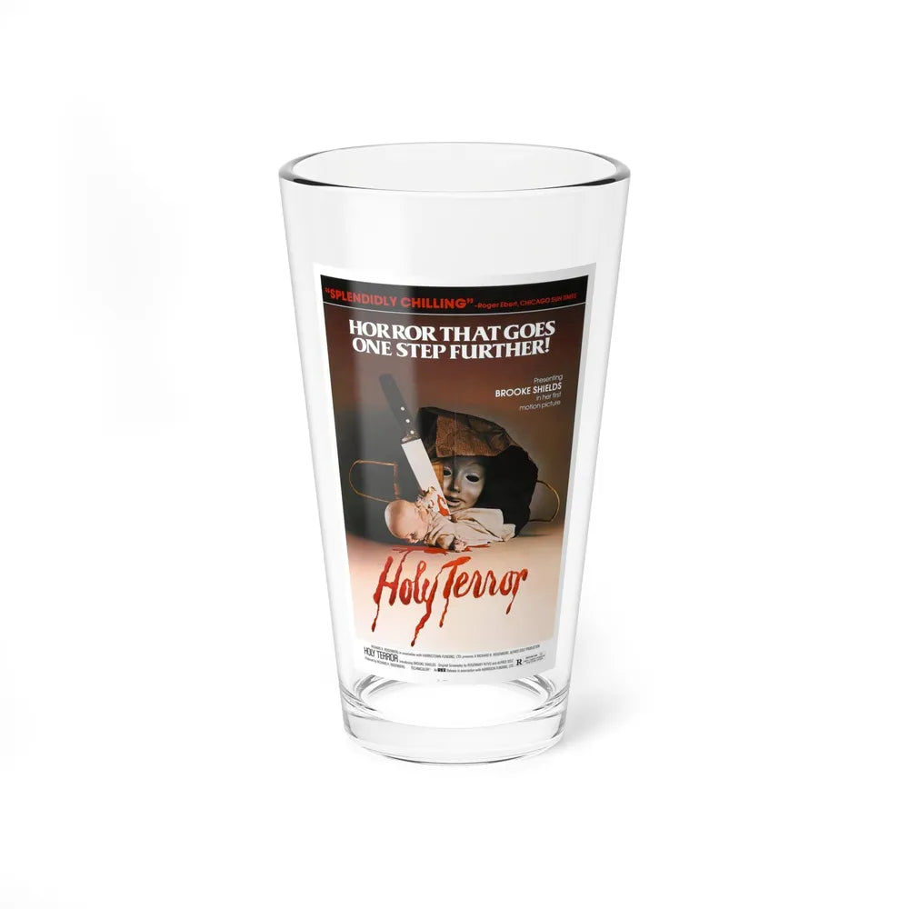 HOLY TERROR 1976 Movie Poster - Pint Glass 16oz-16oz-Go Mug Yourself