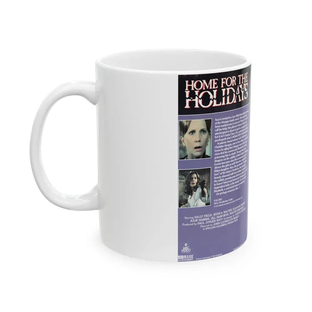 HOME FOR THE HOLIDAYS (VHS COVER) - White Coffee Mug - Go Mug Yourself