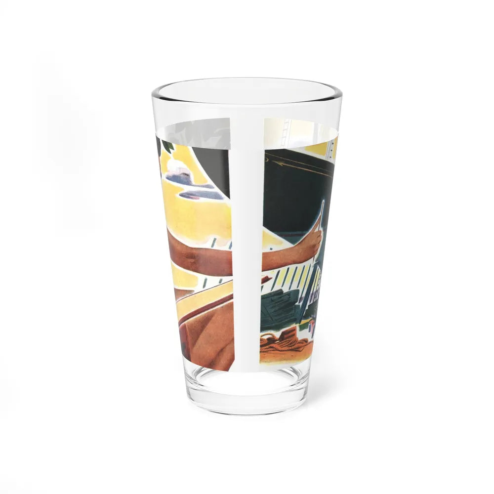 Home is the Sailor (1), The American Magazine, June 1937 - Pint Glass 16oz-16oz-Go Mug Yourself