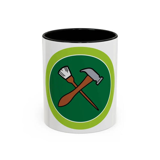 Home Repairs (Boy Scout Merit Badge) Accent Coffee Mug 11oz Black - Go Mug Yourself