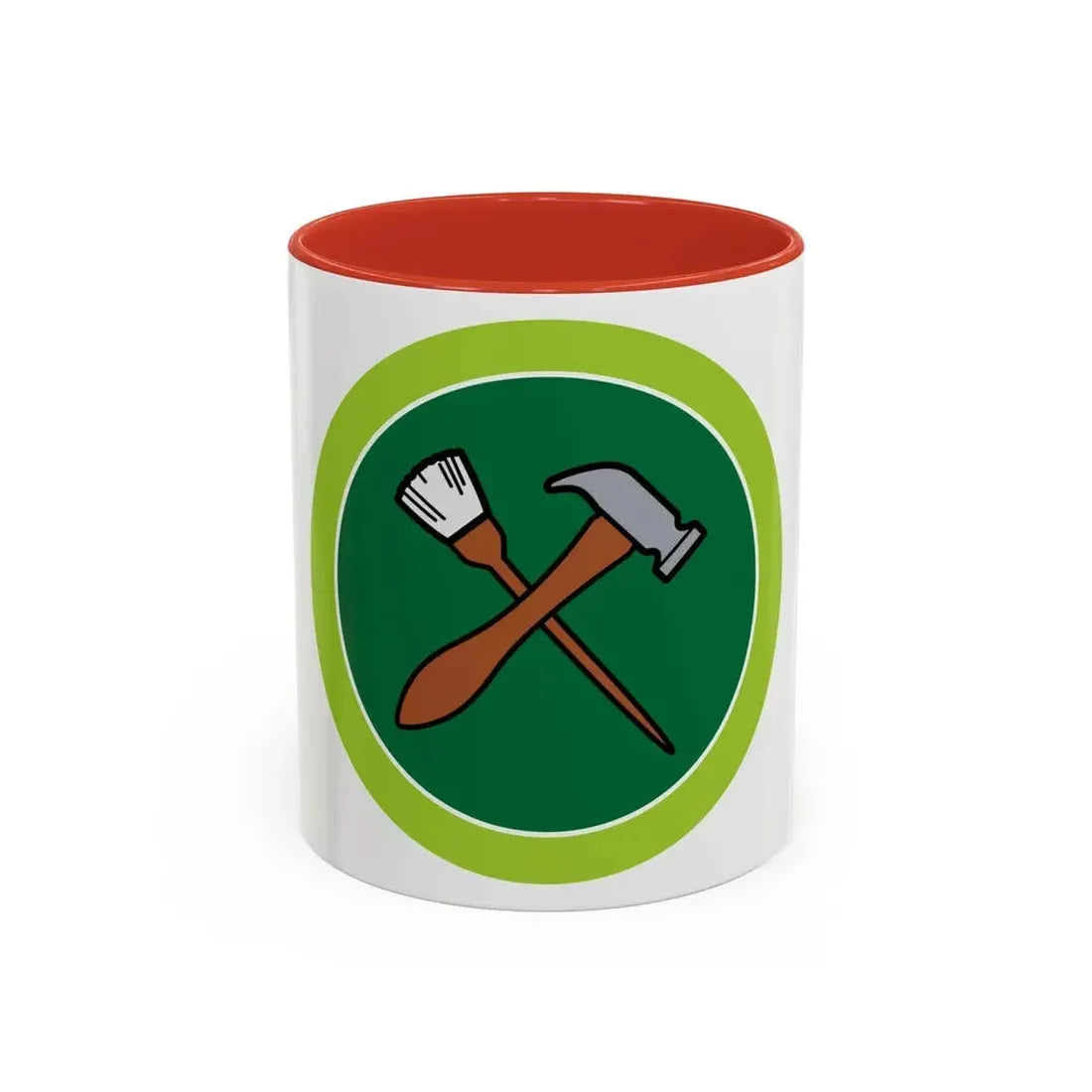 Home Repairs (Boy Scout Merit Badge) Accent Coffee Mug 11oz Red - Go Mug Yourself