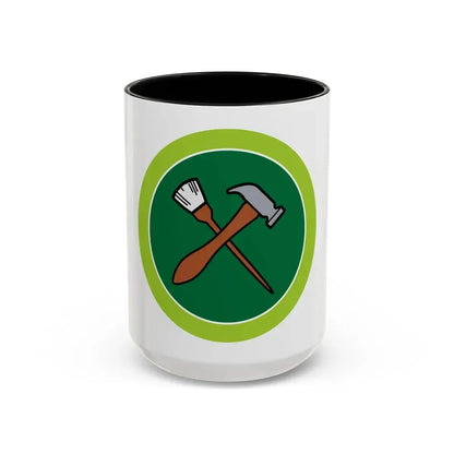 Home Repairs (Boy Scout Merit Badge) Accent Coffee Mug 15oz Black - Go Mug Yourself