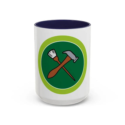 Home Repairs (Boy Scout Merit Badge) Accent Coffee Mug 15oz Navy - Go Mug Yourself