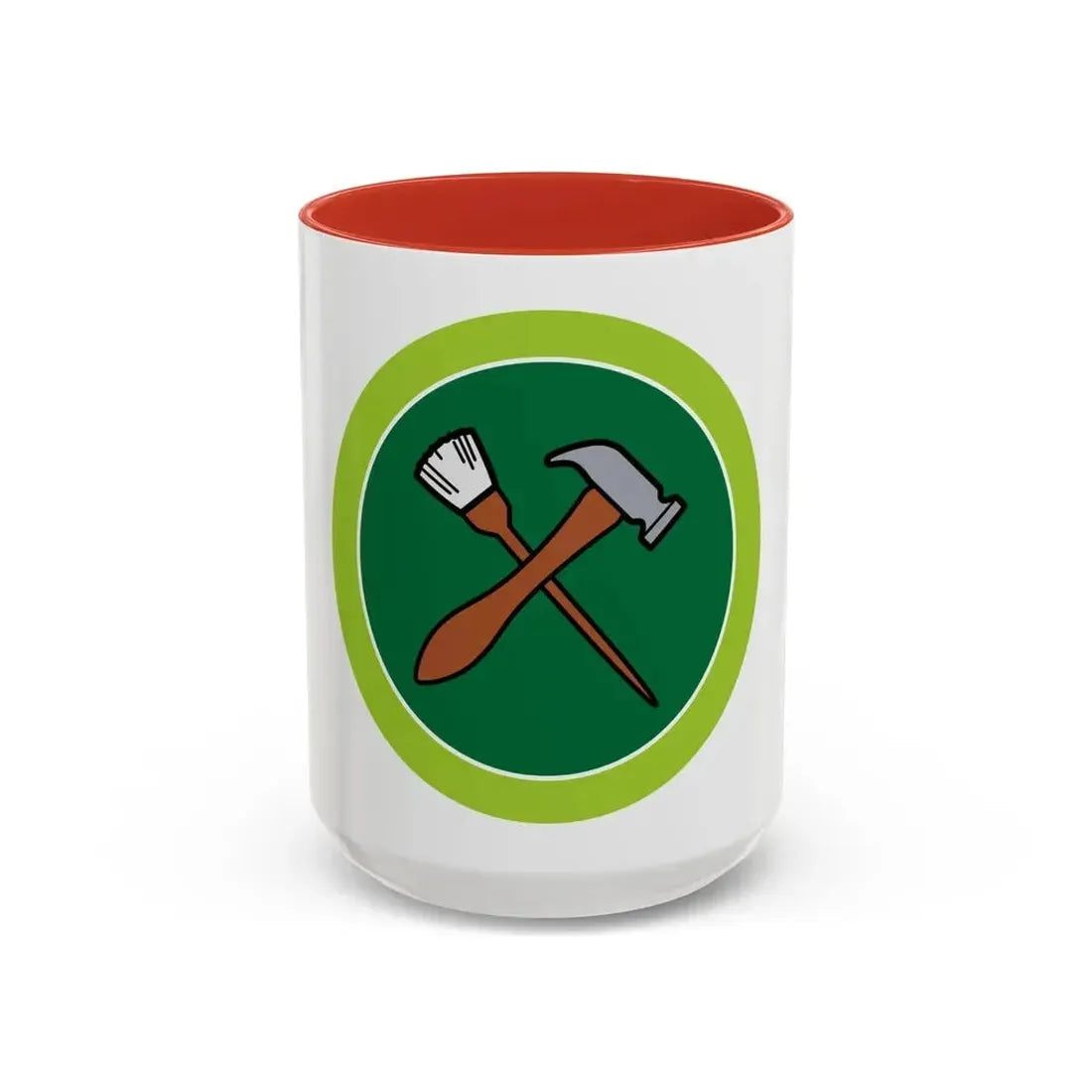 Home Repairs (Boy Scout Merit Badge) Accent Coffee Mug 15oz Red - Go Mug Yourself