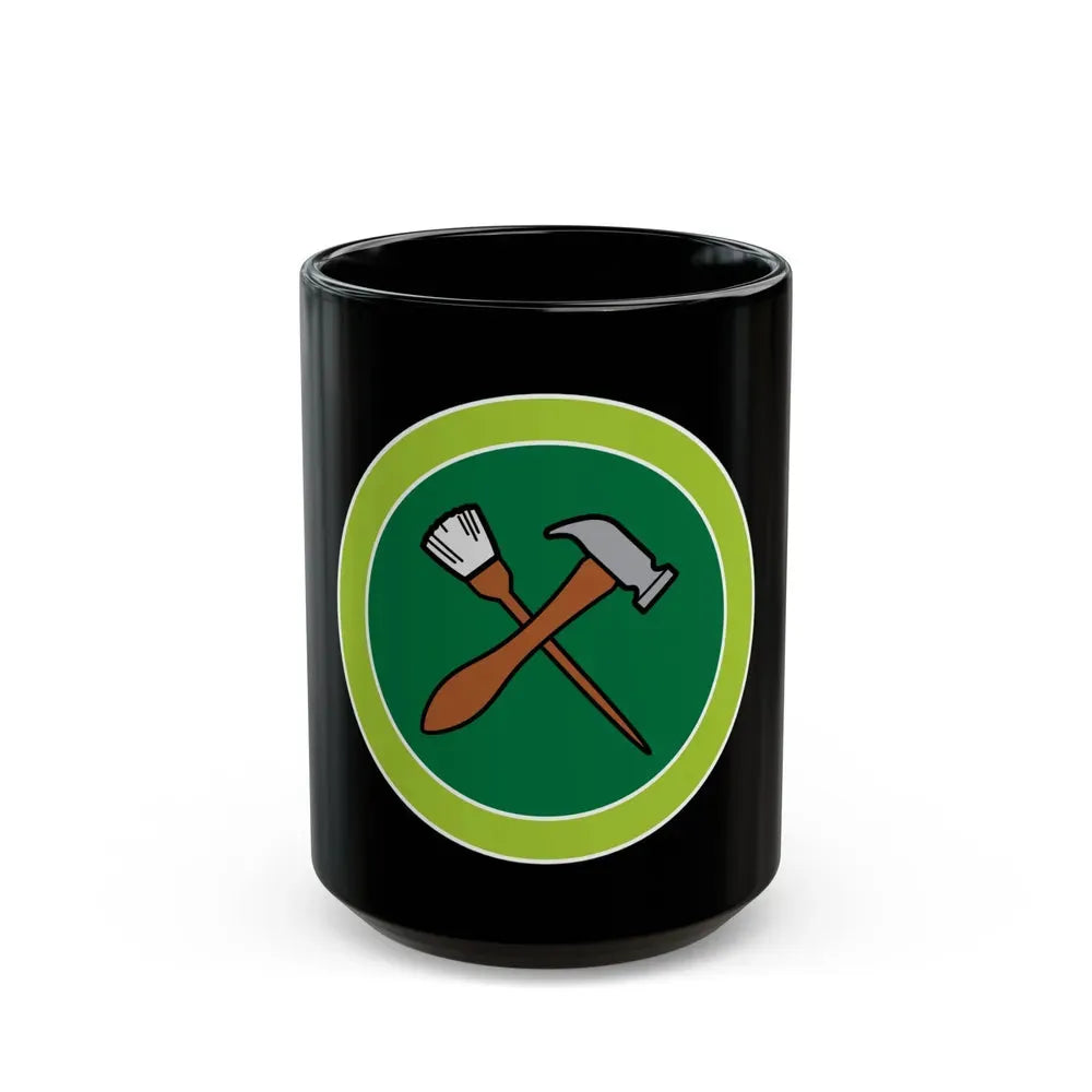 Home Repairs (Boy Scout Merit Badge) Black Coffee Mug 15oz - Go Mug Yourself