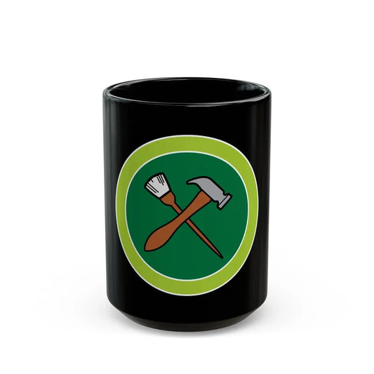 Home Repairs (Boy Scout Merit Badge) Black Coffee Mug 15oz - Go Mug Yourself