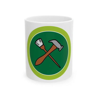 Home Repairs (Boy Scout Merit Badge) White Coffee Mug-11oz-Go Mug Yourself