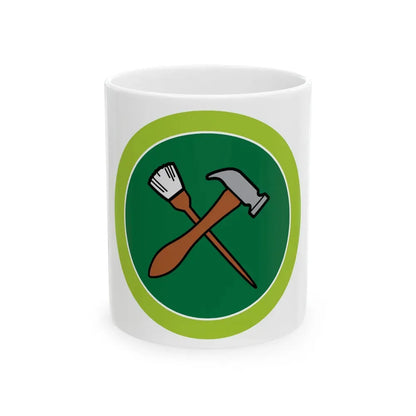 Home Repairs (Boy Scout Merit Badge) White Coffee Mug 11oz - Go Mug Yourself