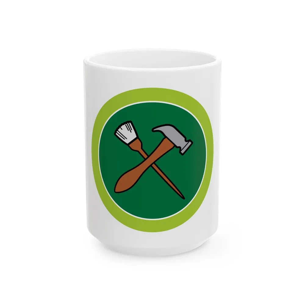 Home Repairs (Boy Scout Merit Badge) White Coffee Mug-15oz-Go Mug Yourself