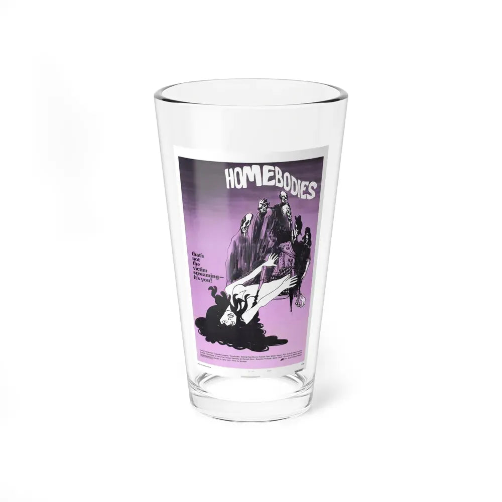 HOMEBODIES 1974 Movie Poster - Pint Glass 16oz 16oz - Go Mug Yourself