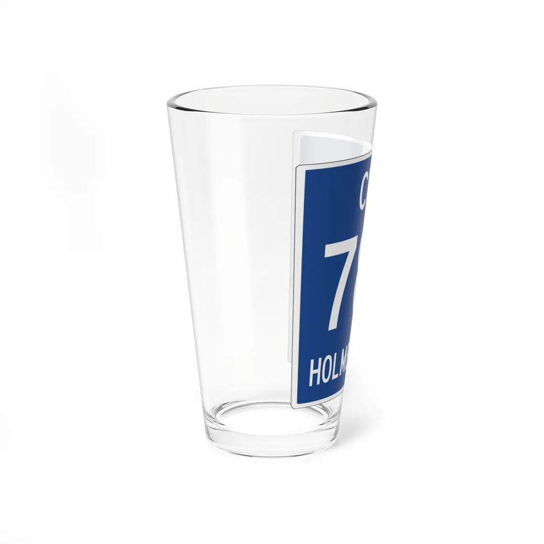 Homes beach city 789 shield (Florida) (Road Sign) Pint Glass 16oz - Go Mug Yourself