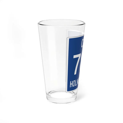 Homes beach city 789 shield (Florida) (Road Sign) Pint Glass 16oz - Go Mug Yourself