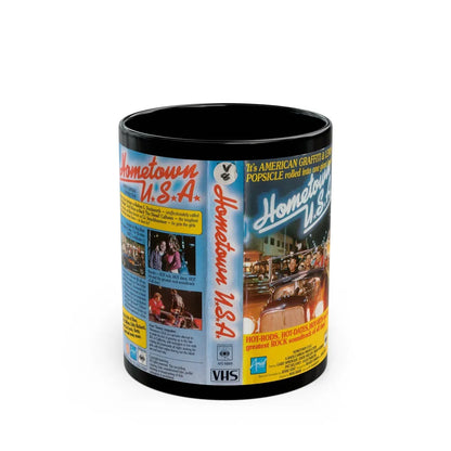 HOMETOWN USA VERSION 2 (VHS COVER) - Black Coffee Mug-11oz-Go Mug Yourself