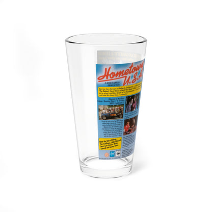 HOMETOWN USA VERSION 2 (VHS COVER) Pint Glass 16oz-Go Mug Yourself