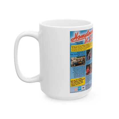 HOMETOWN USA VERSION 2 (VHS COVER) - White Coffee Mug-Go Mug Yourself