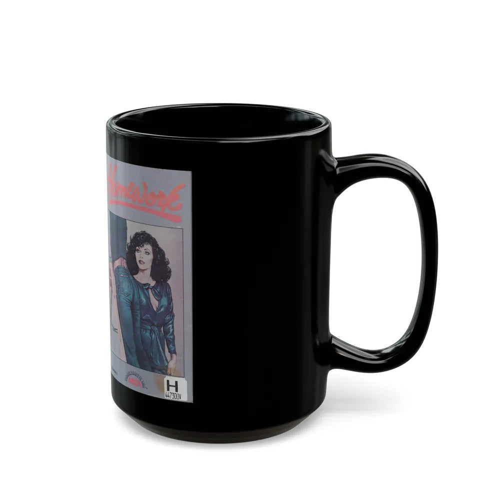 HOMEWORK (VHS COVER) - Black Coffee Mug-Go Mug Yourself