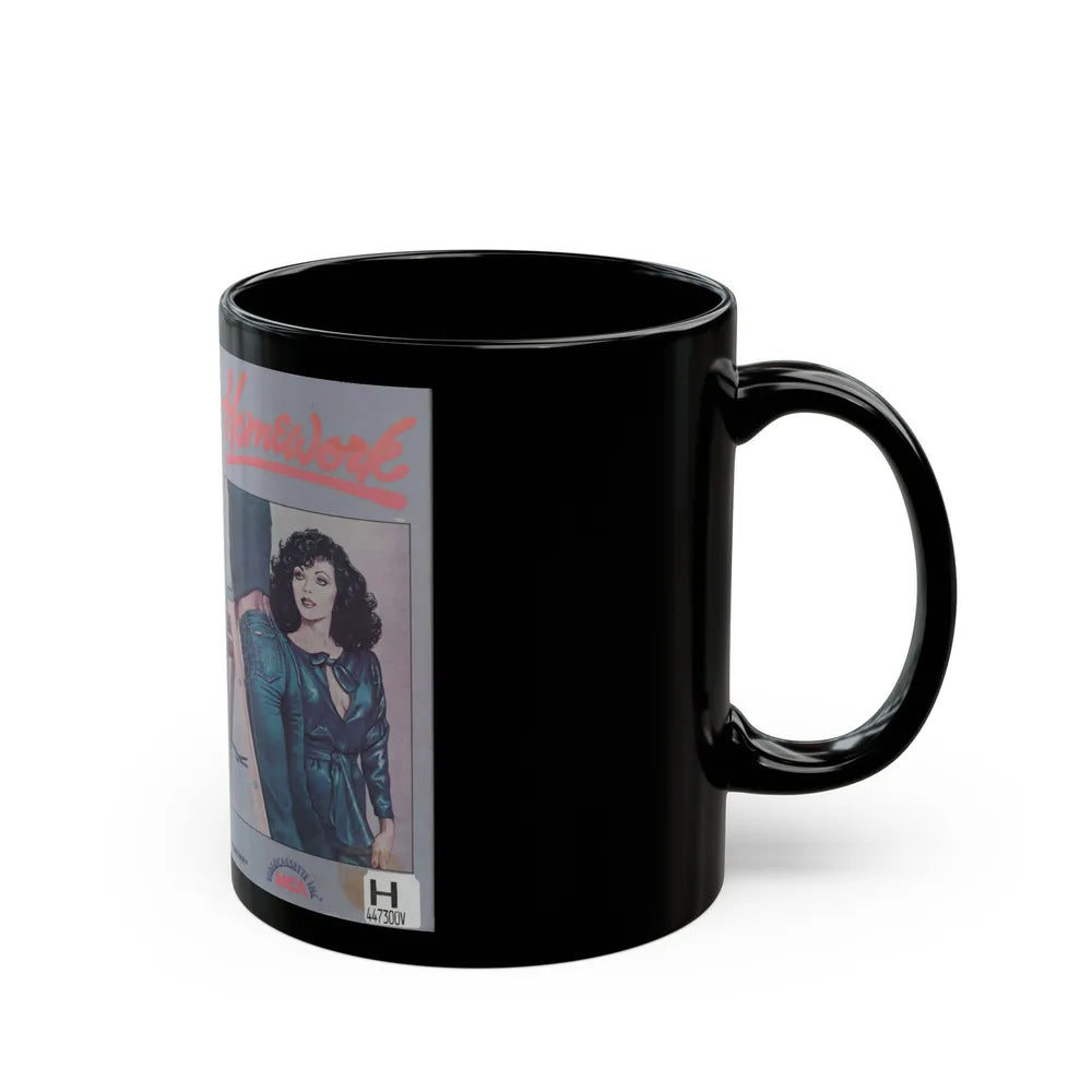 HOMEWORK (VHS COVER) - Black Coffee Mug-Go Mug Yourself